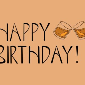 Old Fashioned Cheers - Black & Brown