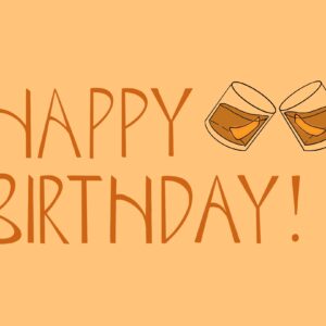 Old Fashioned Cheers - Orange