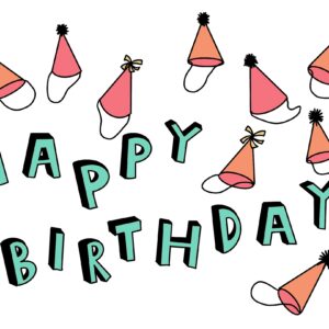 Party Hats - Pastels